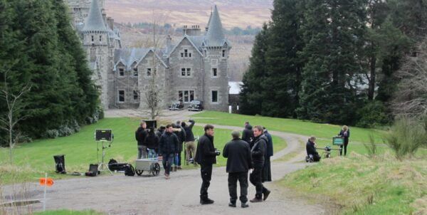 drone filming on Season 2 The Crown