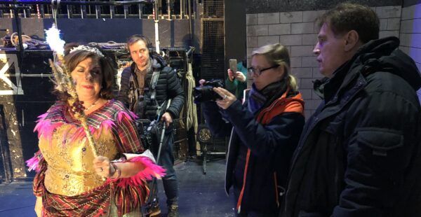 Filming 'Sleeping Beauty' promo