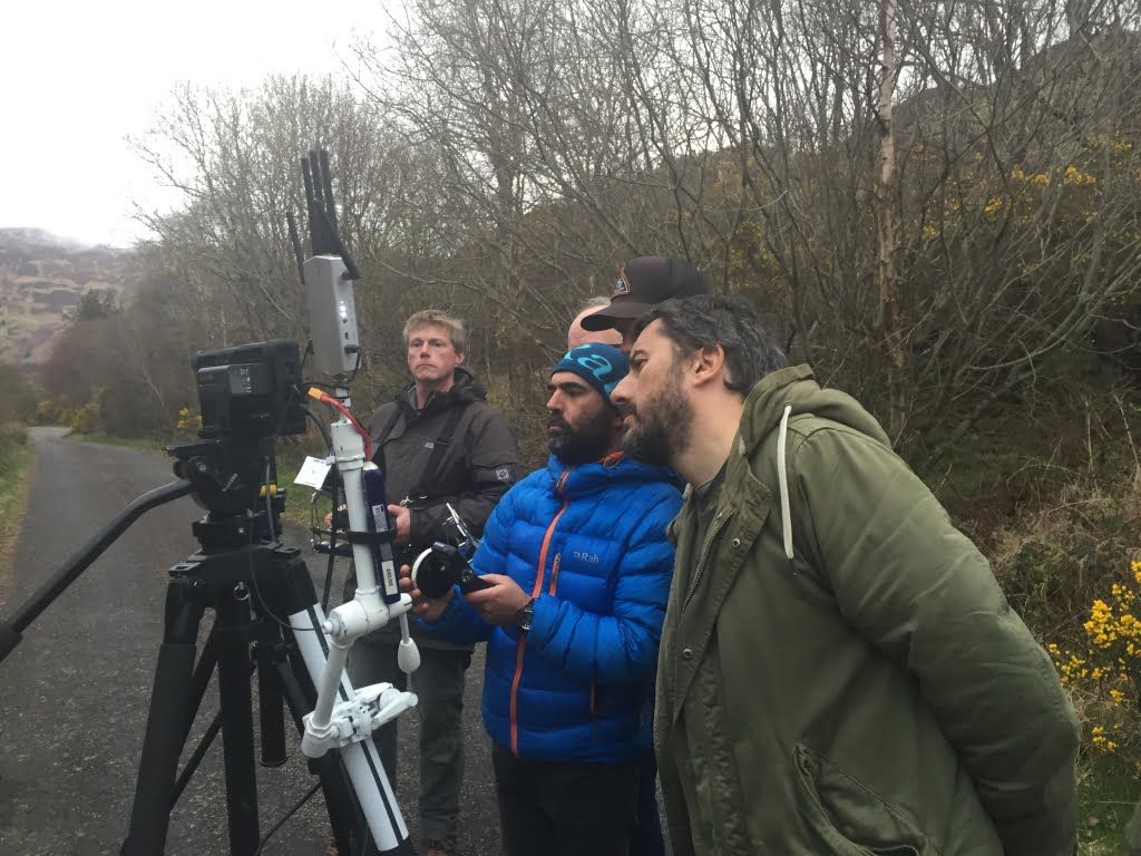 LA Media Drone Filming at Eilean Donan in Scotland 
