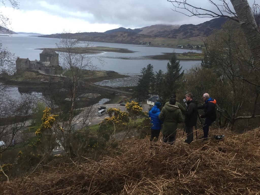 Drone Filming at Eileen Donan Castle by LA Media