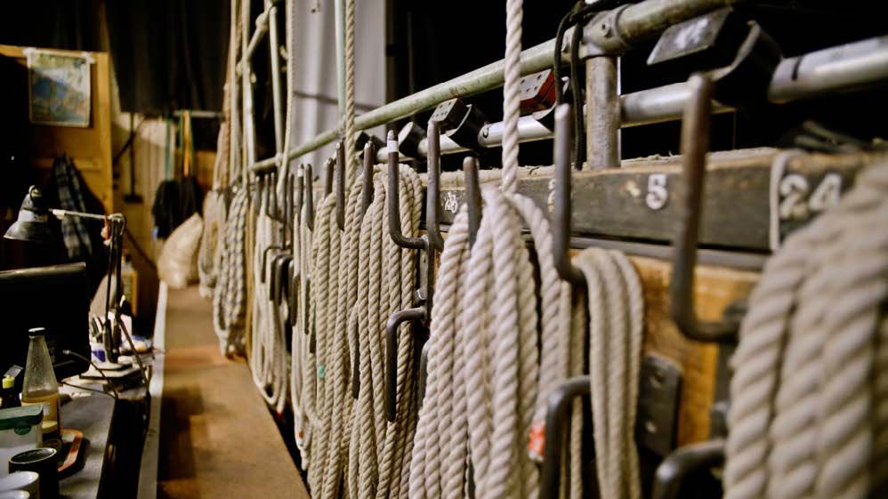 King's Theatre Edinburgh fly loft rigging 