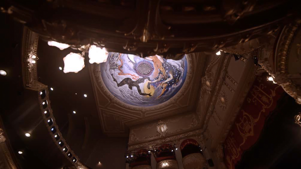 King's Theatre Edinburgh roof mural 