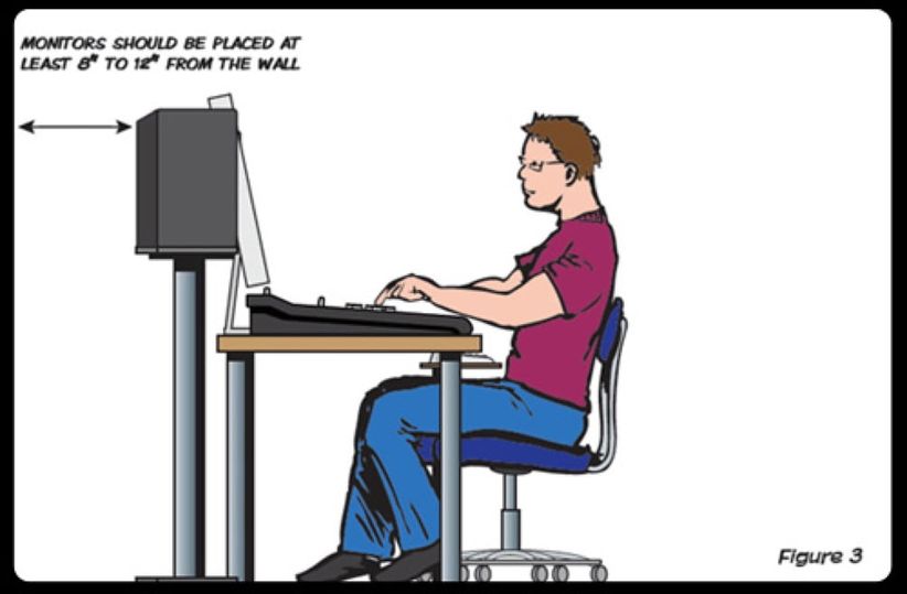 studio monitor position