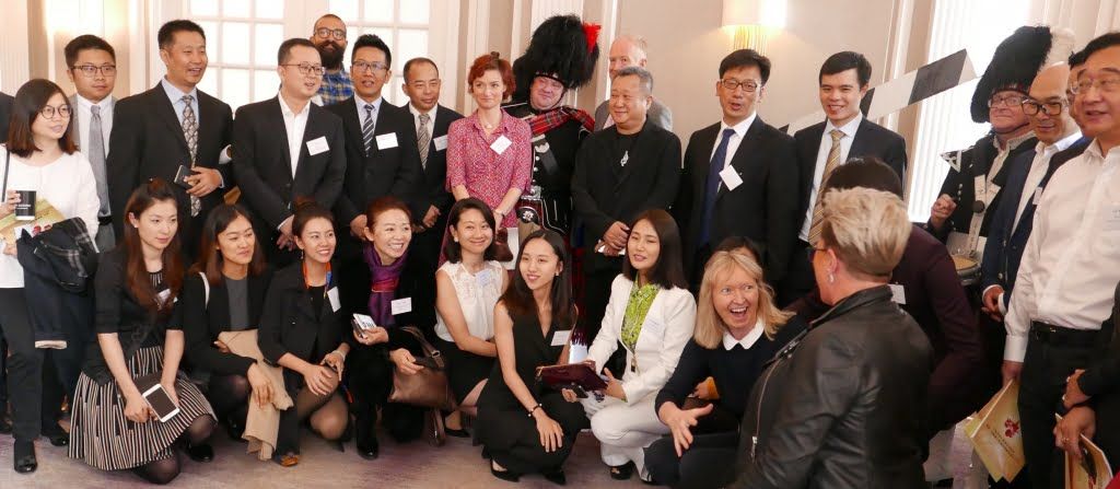 group picture of attendees & speakers at 2017 China UK Film & TV Conference